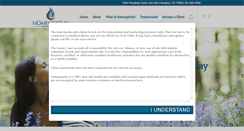 Desktop Screenshot of homeopathyhouston.com